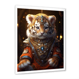 Cute Little Royal Lion Kitten - Lion Canvas Wall Art