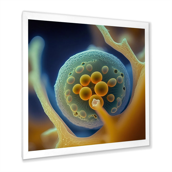 Macro Photography Of Marine Cells - Marine Animals Bedroom Wall Art