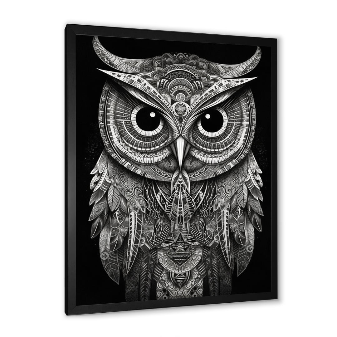 Wisdom Of The White Owl - White Owl Wall Art