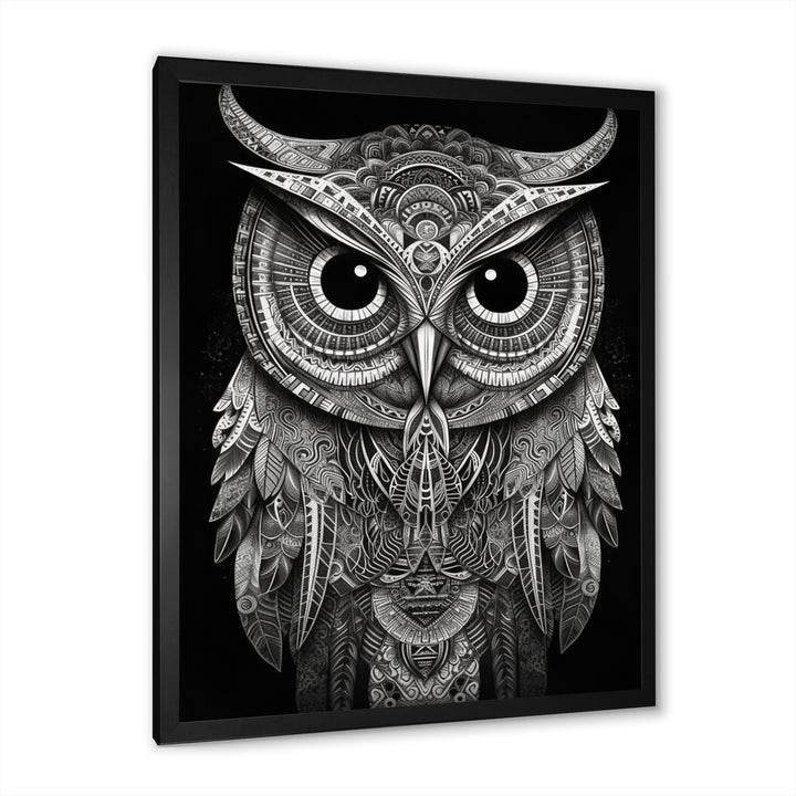 Wisdom Of The White Owl - White Owl Wall Art