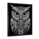 Wisdom Of The White Owl - White Owl Wall Art