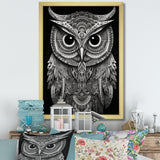 Wisdom Of The White Owl - White Owl Wall Art