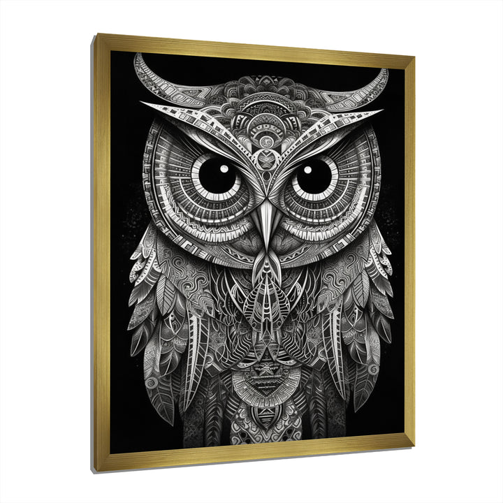 Wisdom Of The White Owl - White Owl Wall Art