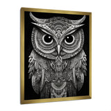 Wisdom Of The White Owl - White Owl Wall Art