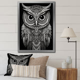 Wisdom Of The White Owl - White Owl Wall Art