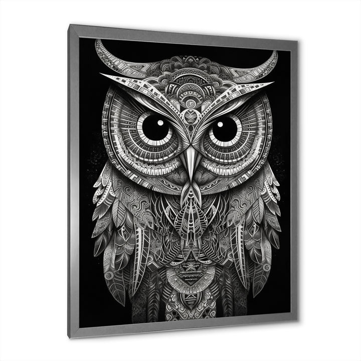 Wisdom Of The White Owl - White Owl Wall Art