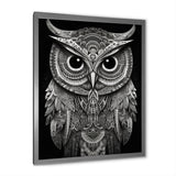 Wisdom Of The White Owl - White Owl Wall Art