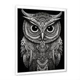 Wisdom Of The White Owl - White Owl Wall Art
