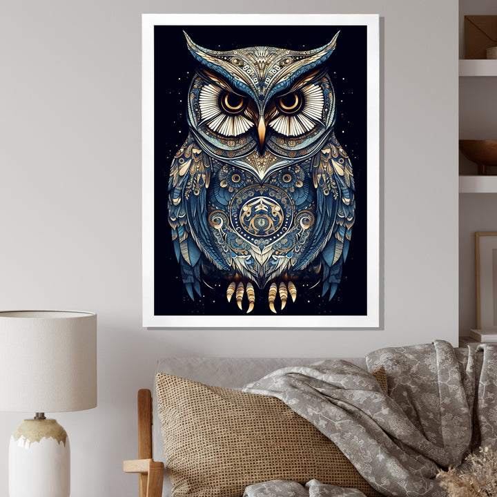 White Owl Magic - Owl Home Decor Art