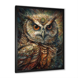Portrait Of Wise Magical Owl - Owl Home Decor Art