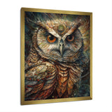 Portrait Of Wise Magical Owl - Owl Home Decor Art