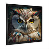 Portrait Of White Owl Wildlife Photography - Owl Bedroom Wall Art