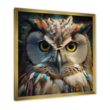 Portrait Of White Owl Wildlife Photography - Owl Bedroom Wall Art