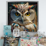 Portrait Of White Owl Wildlife Photography - Owl Bedroom Wall Art