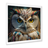 Portrait Of White Owl Wildlife Photography - Owl Bedroom Wall Art