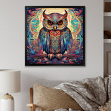 Portrait Of Magical Owl In Enchanted Forest - Owl Wall Art Prints