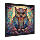 Portrait Of Magical Owl In Enchanted Forest - Owl Wall Art Prints