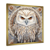 Portrait Of Mythical White Owl - White Owl Wall Art