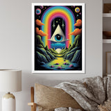 Eye Of Consciousness Surrealistic Landscape - Owl Canvas Wall Art