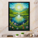 Magical Spring Mandala Over Paradise Valley - Owl Wall Decor