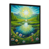 Magical Spring Mandala Over Paradise Valley - Owl Wall Decor