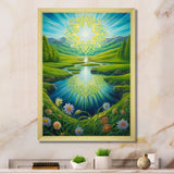 Magical Spring Mandala Over Paradise Valley - Owl Wall Decor