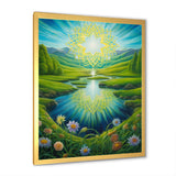 Magical Spring Mandala Over Paradise Valley - Owl Wall Decor