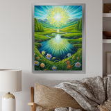 Magical Spring Mandala Over Paradise Valley - Owl Wall Decor