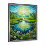 Magical Spring Mandala Over Paradise Valley - Owl Wall Decor
