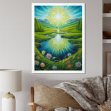 Magical Spring Mandala Over Paradise Valley - Owl Wall Decor