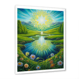 Magical Spring Mandala Over Paradise Valley - Owl Wall Decor