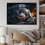 Wild Panter Resting In The Sun - Panther Canvas Wall Art