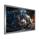 Wild Panter Resting In The Sun - Panther Canvas Wall Art