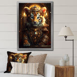 Cute Little Royal Tiger - Tiger Bedroom Wall Art