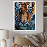 Portrait Of A Wild Tiger Nature Photography - Tiger Canvas Wall Art