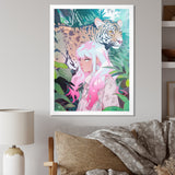 Wild Tiger With Young Girl In The Jungle - Tiger Wall Decor