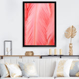 Boho Glam Pink Feather Elegance - Feathers Bedroom Wall Art