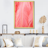 Boho Glam Pink Feather Elegance - Feathers Bedroom Wall Art