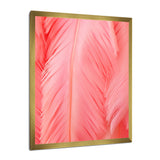 Boho Glam Pink Feather Elegance - Feathers Bedroom Wall Art