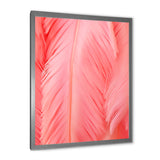 Boho Glam Pink Feather Elegance - Feathers Bedroom Wall Art
