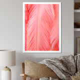 Boho Glam Pink Feather Elegance - Feathers Bedroom Wall Art