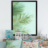 Tropical Palms Leaves Illustration - Feathers Wall Decor