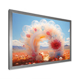 Translucent Floral Rainbow of Love - Classic Cars Canvas Wall Art