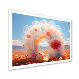 Translucent Floral Rainbow of Love - Classic Cars Canvas Wall Art