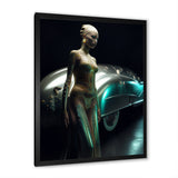 Classic Streamed lined Vintage Car Beauty 1940s - Classic Cars Canvas Wall Art