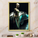 Classic Streamed lined Vintage Car Beauty 1940s - Classic Cars Canvas Wall Art