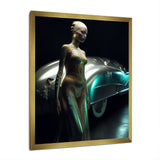 Classic Streamed lined Vintage Car Beauty 1940s - Classic Cars Canvas Wall Art