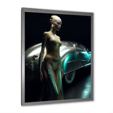 Classic Streamed lined Vintage Car Beauty 1940s - Classic Cars Canvas Wall Art