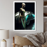 Classic Streamed lined Vintage Car Beauty 1940s - Classic Cars Canvas Wall Art