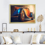 Vintage Old timer Classic Car Elegance - Cars Retro Canvas Wall Art